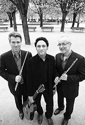 un trio de musicioens classiques